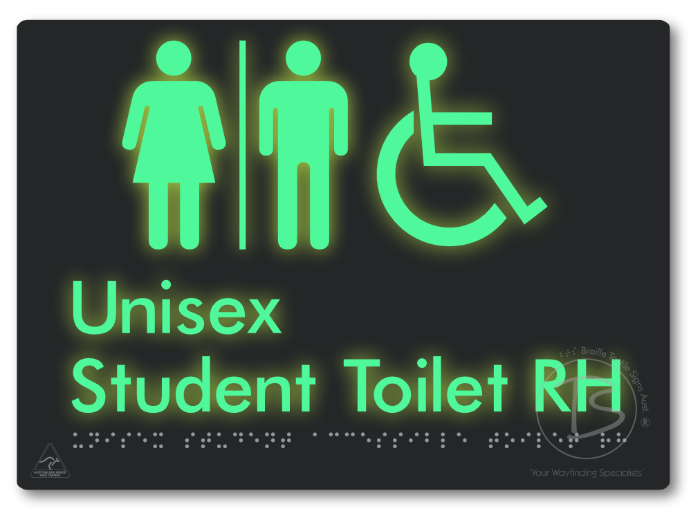 Unisex Accessible Student Toilet RH_Airlock