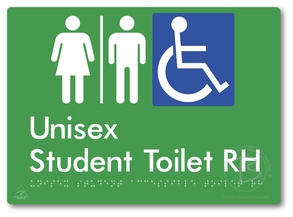 Unisex Accessible Student Toilet RH_Airlock