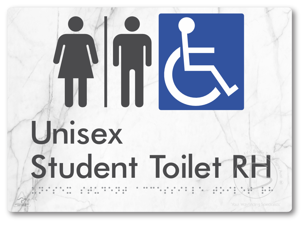 Unisex Accessible Student Toilet RH_Airlock