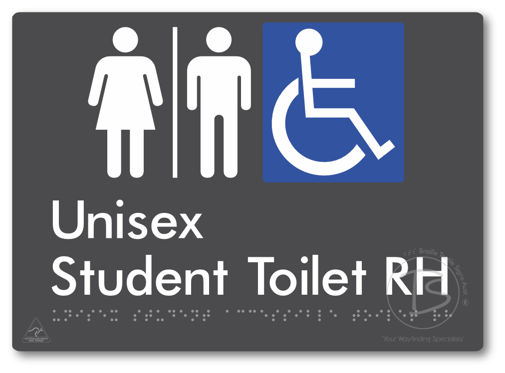 Unisex Accessible Student Toilet RH_Airlock
