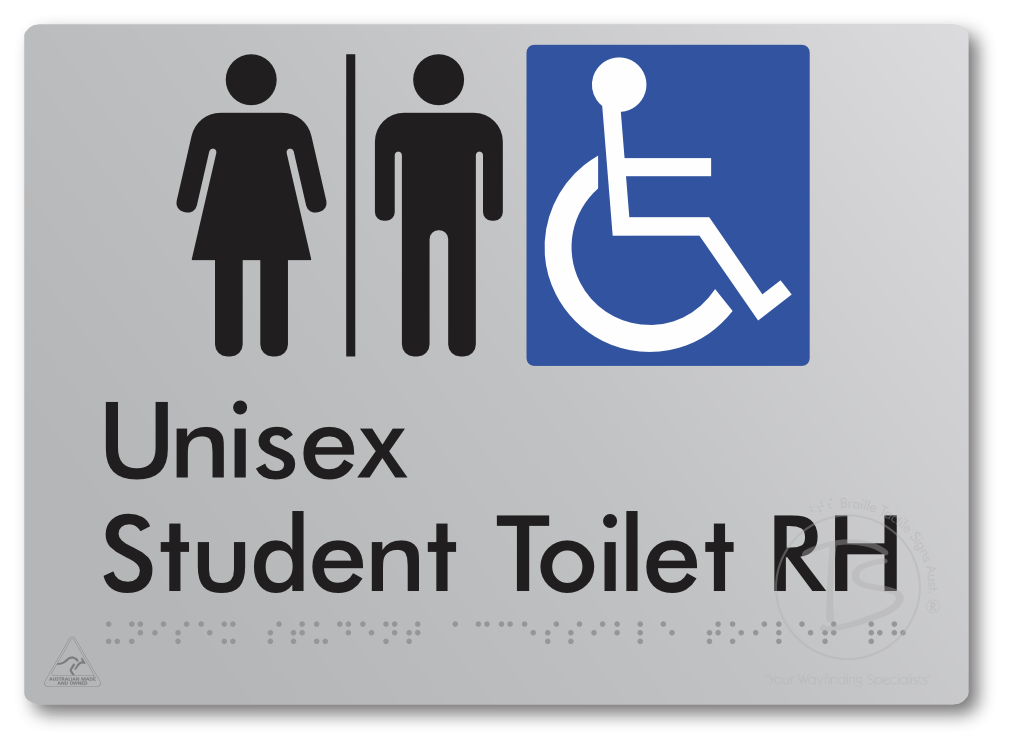 Unisex Accessible Student Toilet RH_Airlock