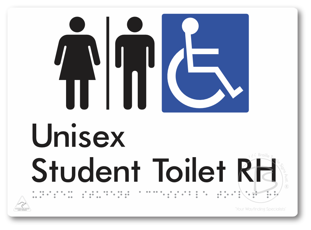 Unisex Accessible Student Toilet RH_Airlock