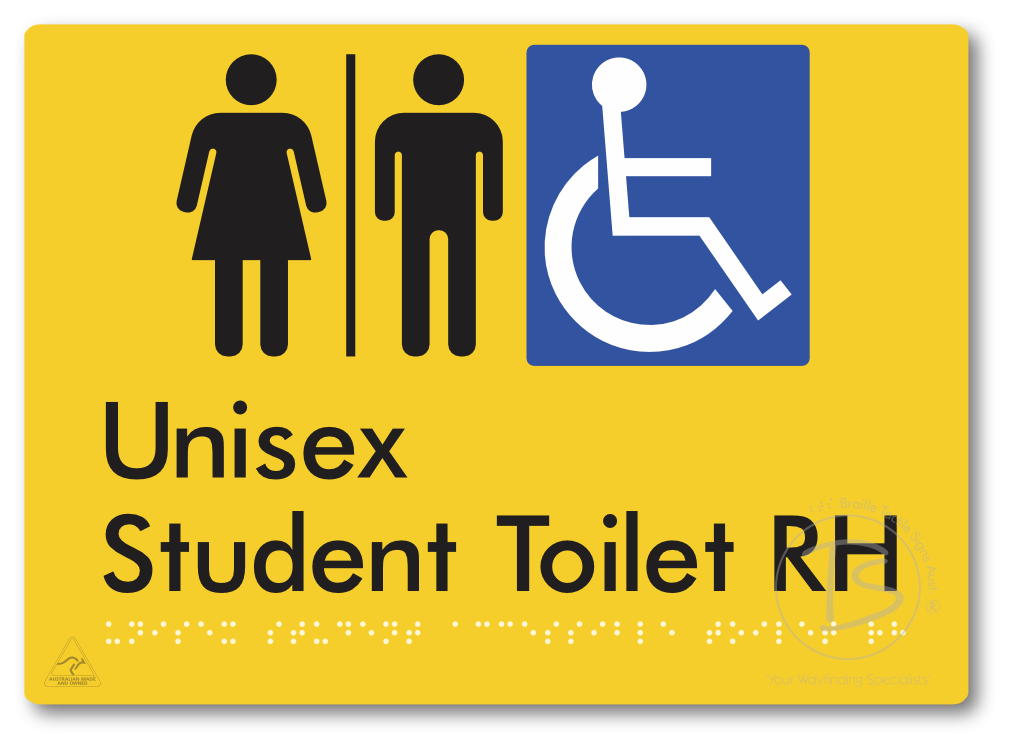 Unisex Accessible Student Toilet RH_Airlock