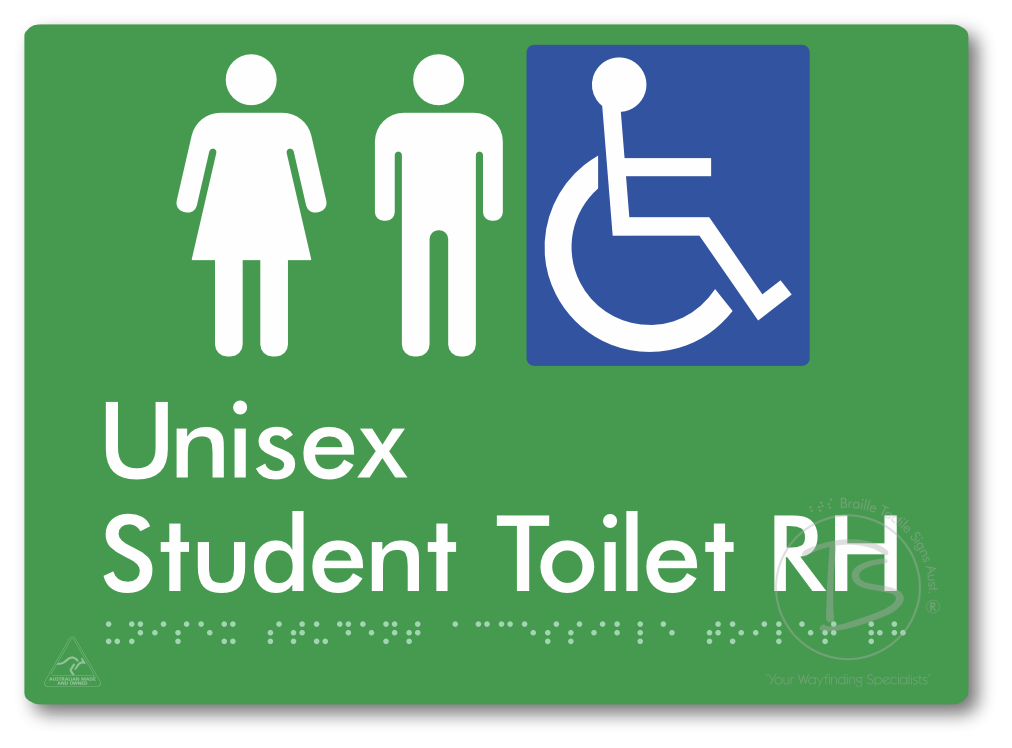 Unisex Student Accessible Toilet LH or RH