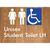 Unisex Student Accessible Toilet LH / RH