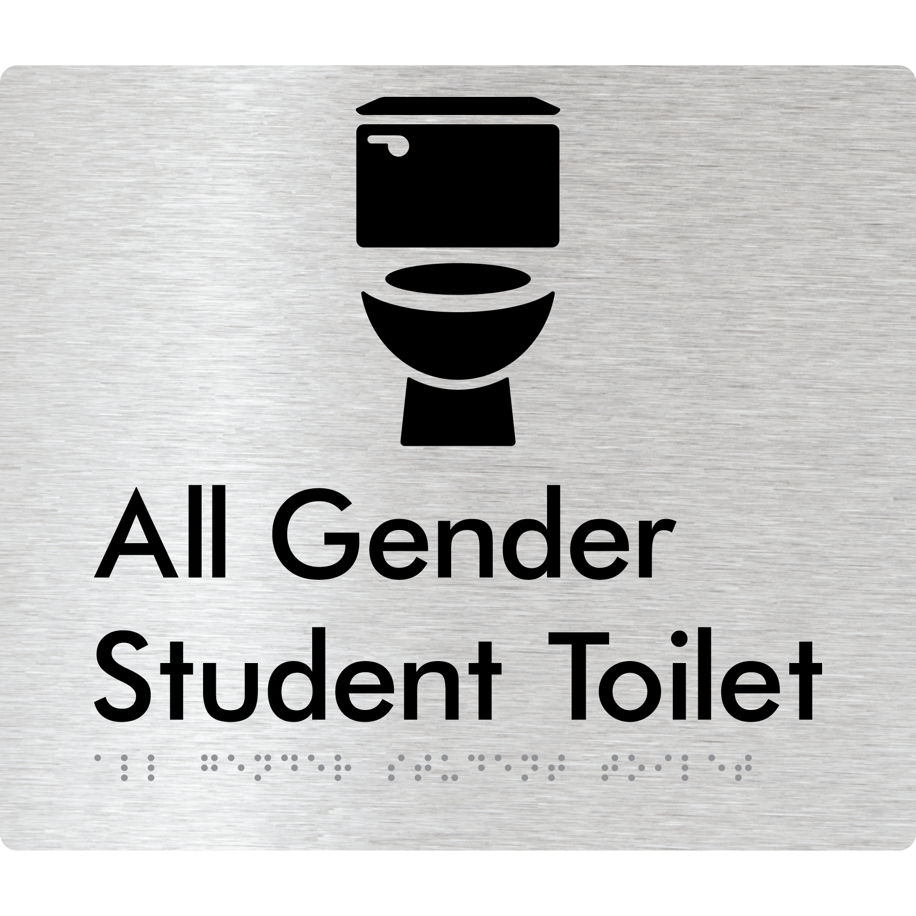 All Gender Student Toilet (Copy for EDM) - Braille Tactile Signs Aust.