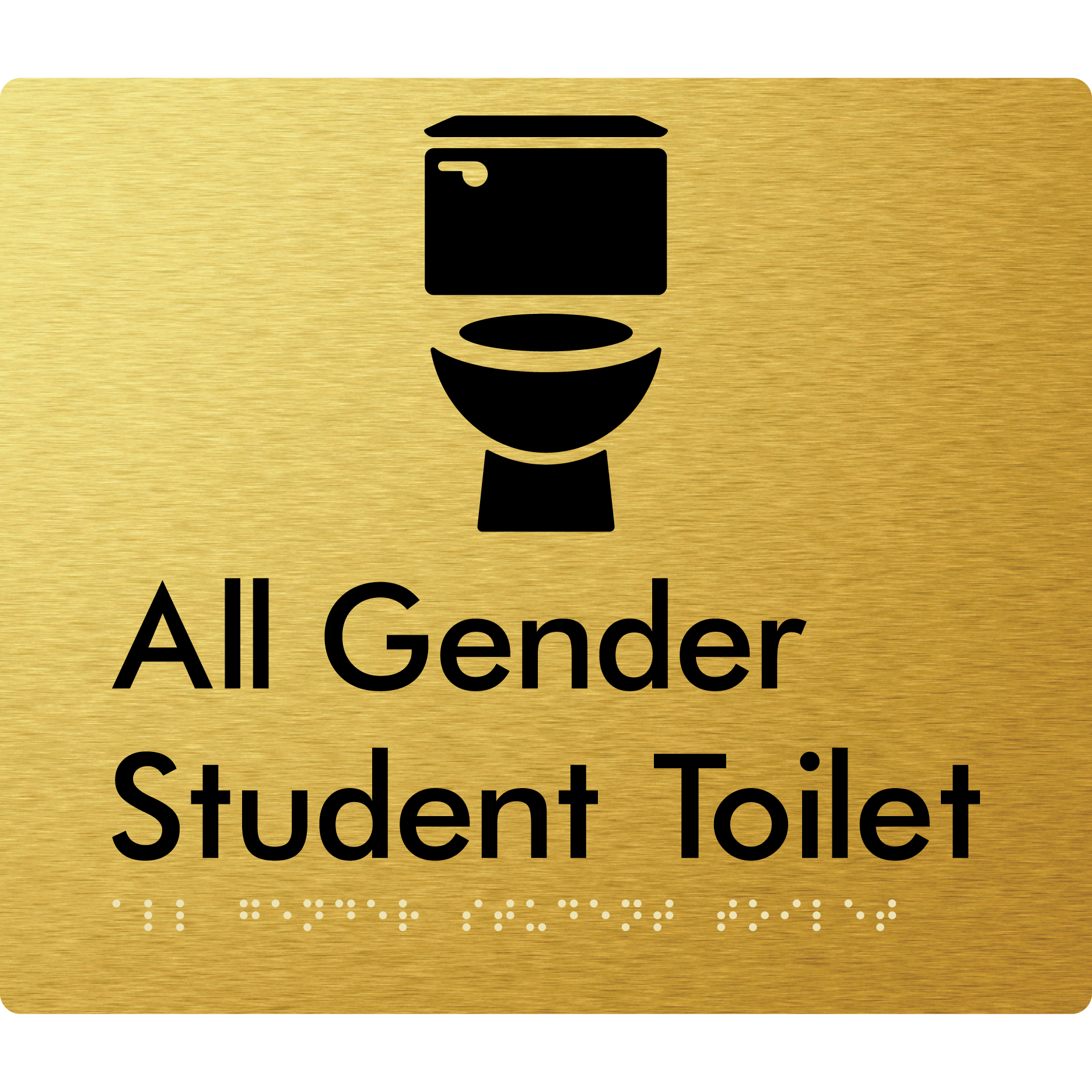 All Gender Student Toilet (Copy for EDM) - Braille Tactile Signs Aust.