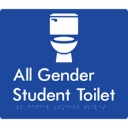 All Gender Student Toilet (Copy for EDM) - Braille Tactile Signs Aust.