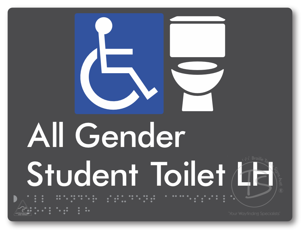 All Gender Student Accessible Toilet LH or RH