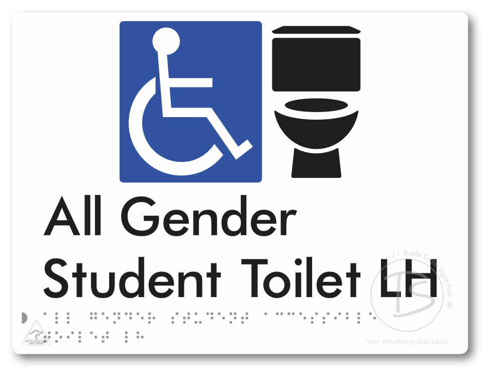 All Gender Student Accessible Toilet LH or RH