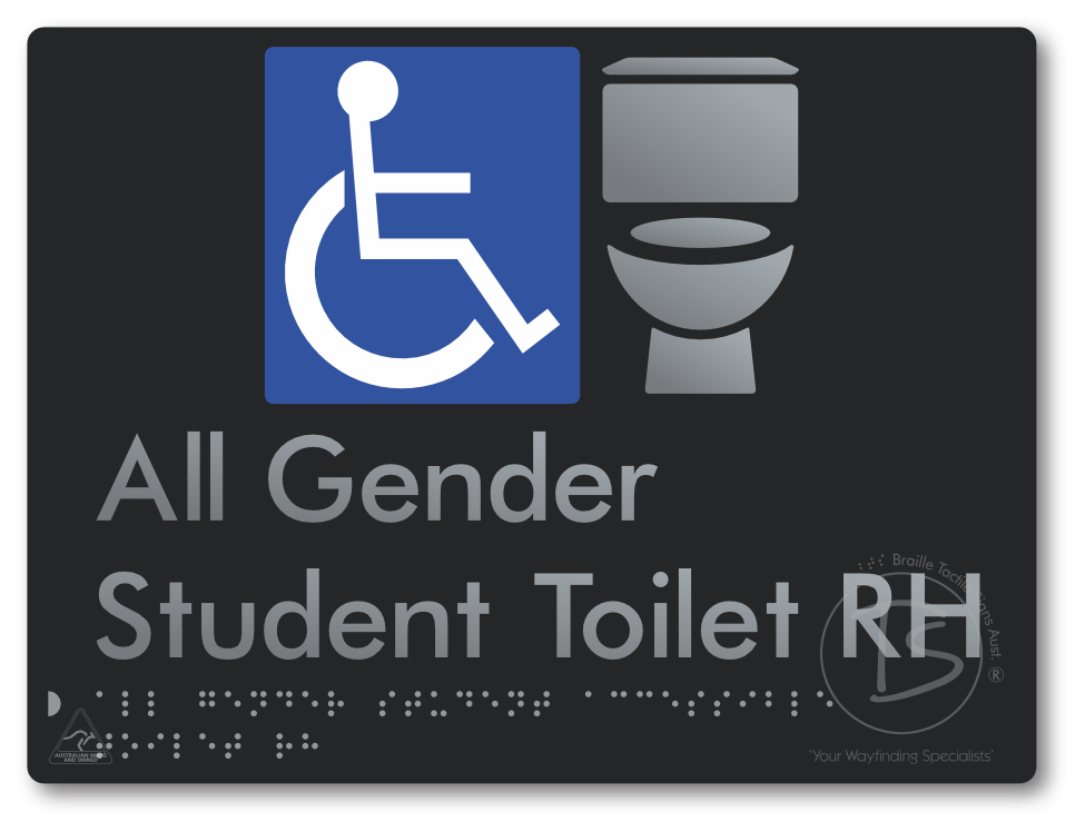 All Gender Student Accessible Toilet LH or RH