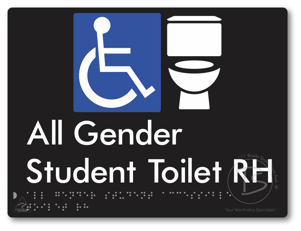 All Gender Student Accessible Toilet LH or RH