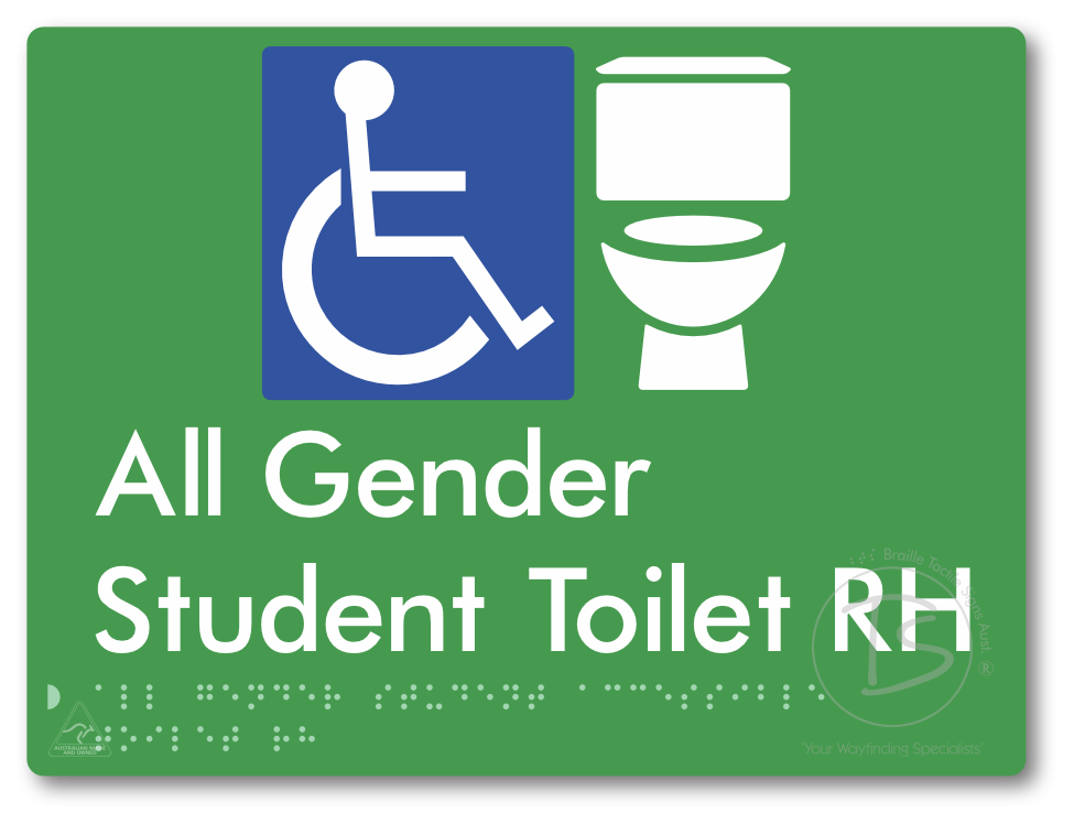 All Gender Student Accessible Toilet LH or RH