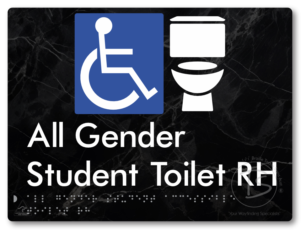 All Gender Student Accessible Toilet LH or RH