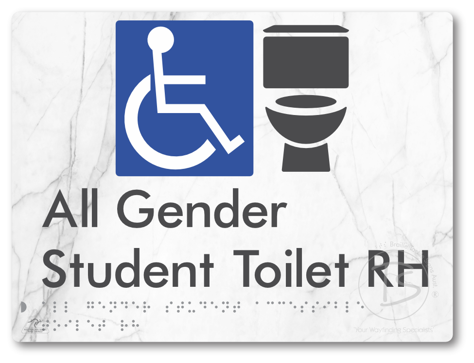 All Gender Student Accessible Toilet LH or RH