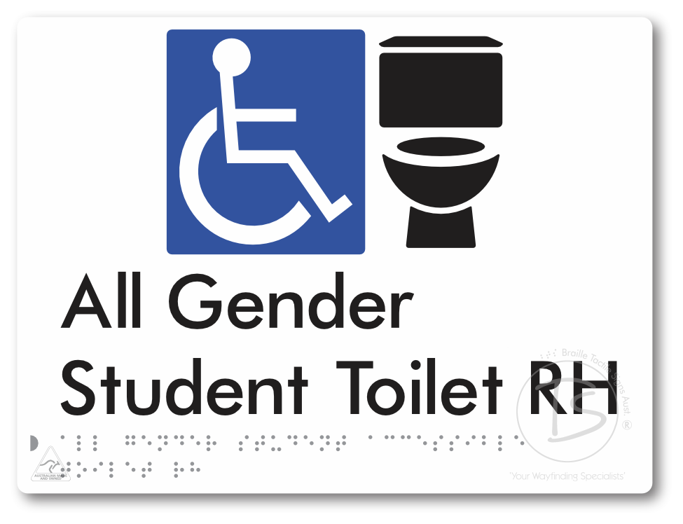 All Gender Student Accessible Toilet LH or RH