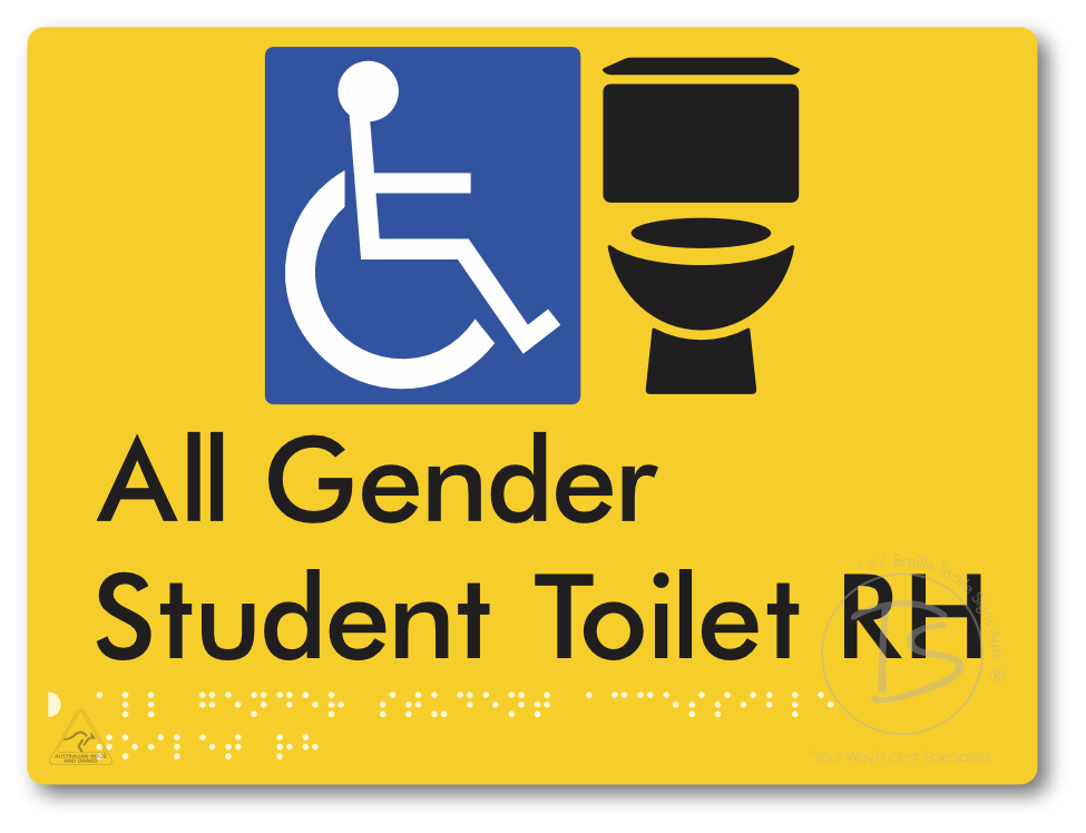 All Gender Student Accessible Toilet LH or RH