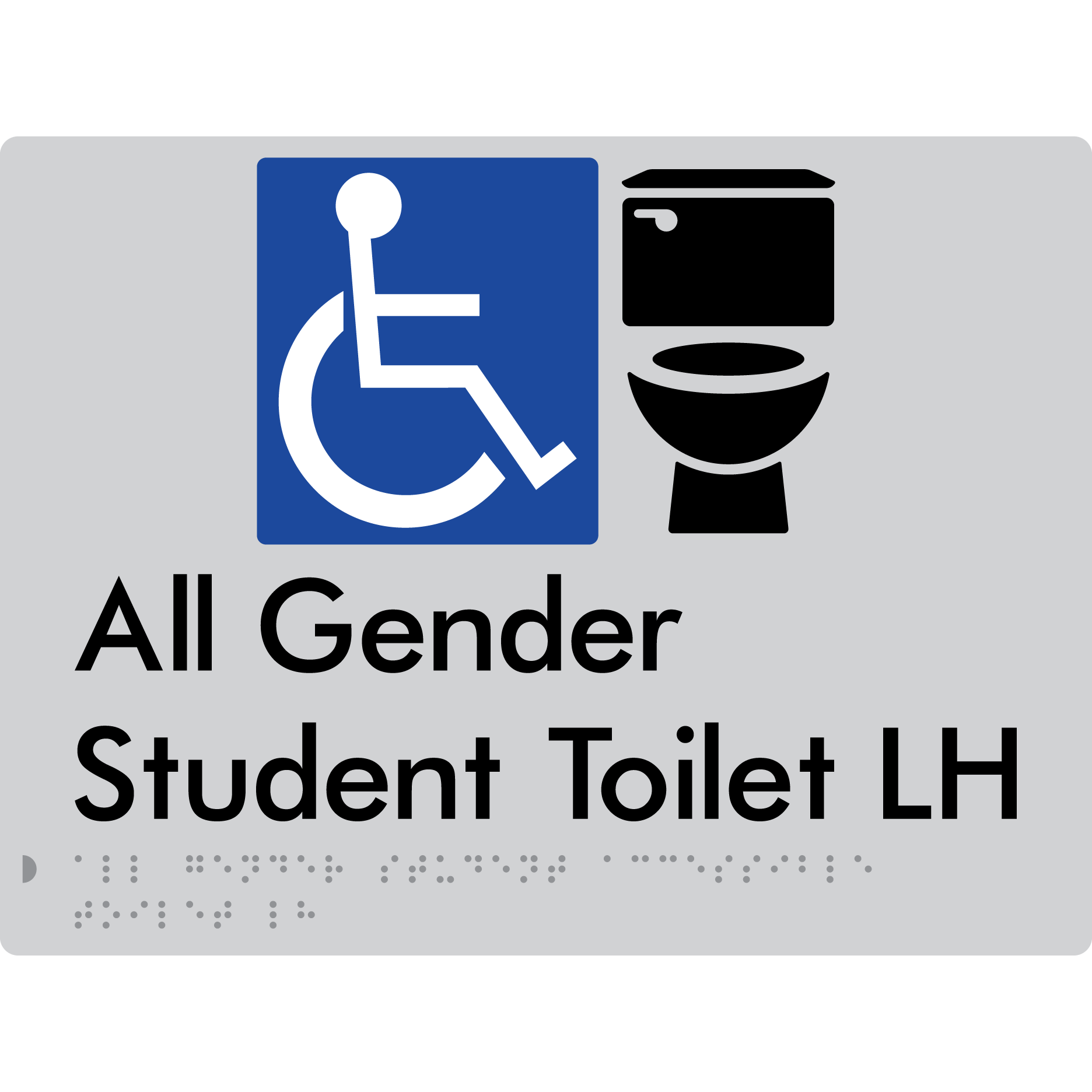 All Gender Student Accessible Toilet LH or RH