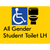 All Gender Student Accessible Toilet LH or RH