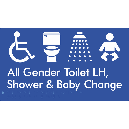 All Gender Accessible Toilet LH / Shower / Baby Change