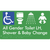 All Gender Accessible Toilet LH / Shower / Baby Change