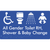 All Gender Accessible Toilet RH / Shower / Baby Change