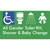 All Gender Accessible Toilet RH / Shower / Baby Change