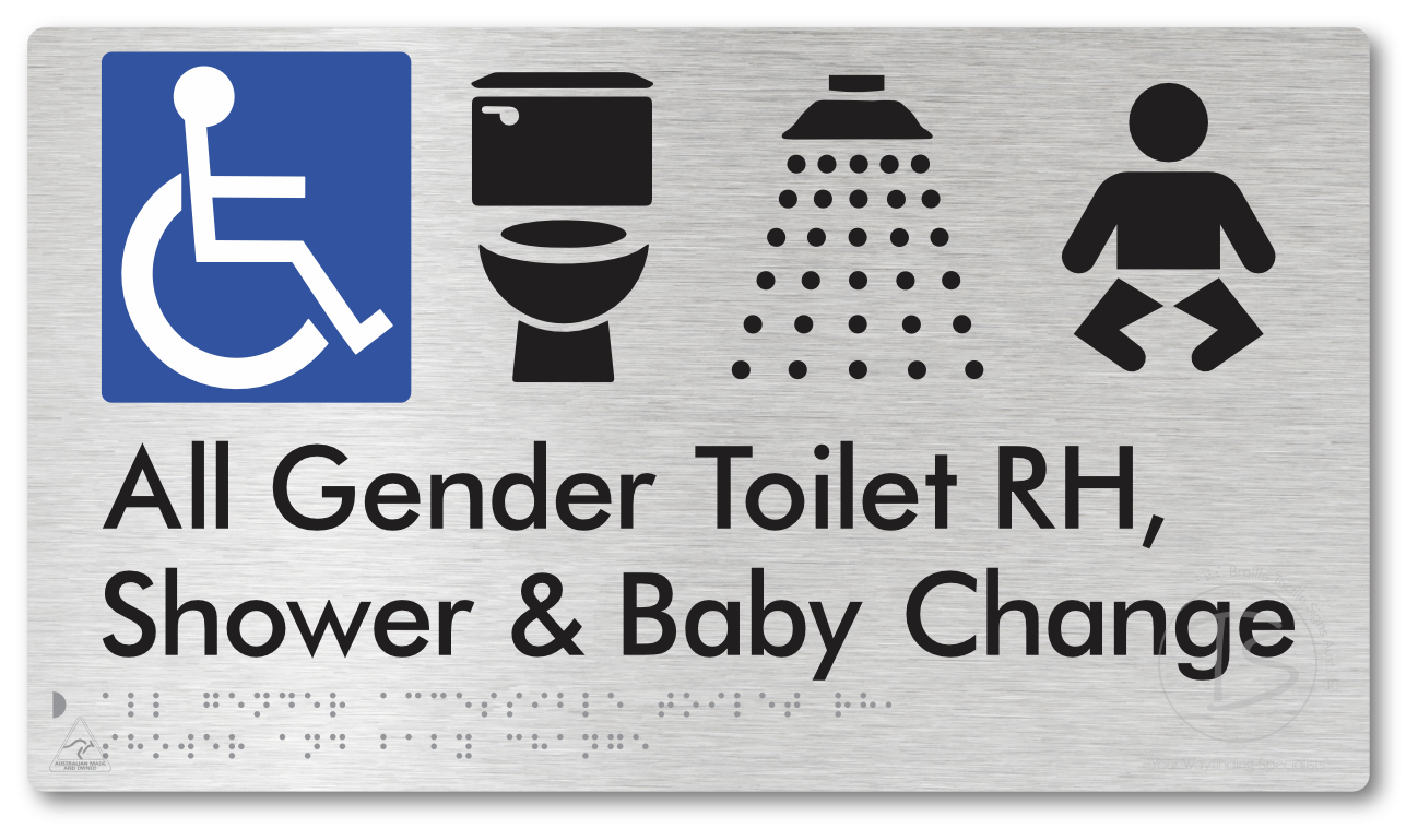 All Gender Accessible Toilet RH / Shower / Baby Change