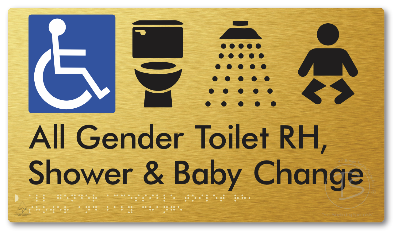 All Gender Accessible Toilet RH / Shower / Baby Change
