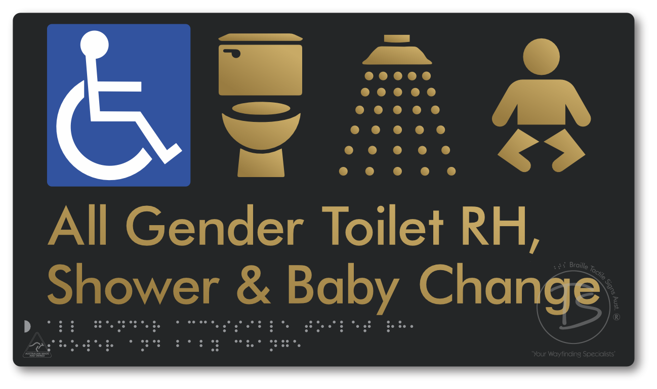 All Gender Accessible Toilet RH / Shower / Baby Change