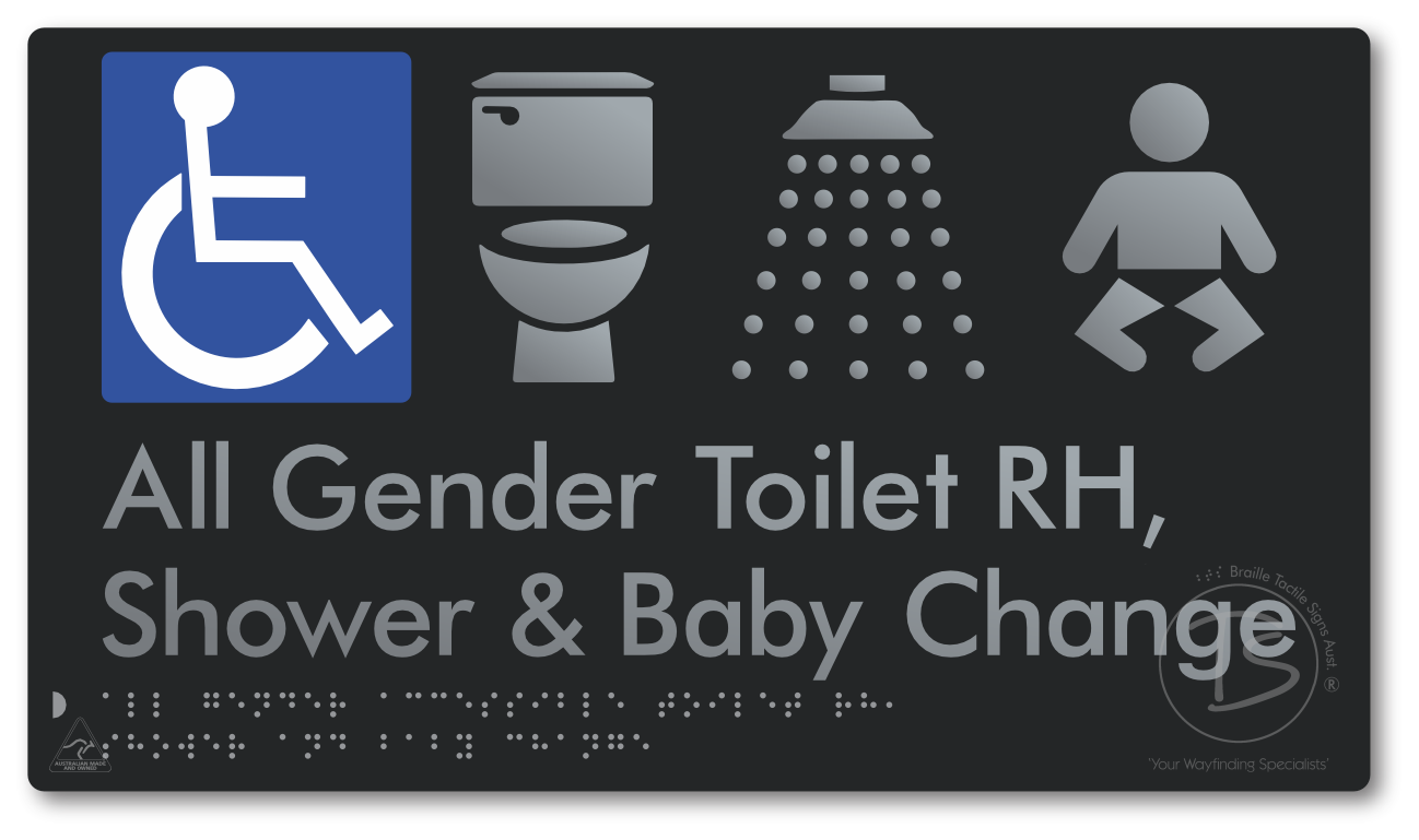 All Gender Accessible Toilet RH / Shower / Baby Change
