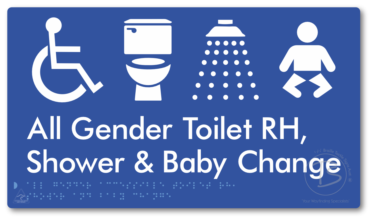 All Gender Accessible Toilet RH / Shower / Baby Change