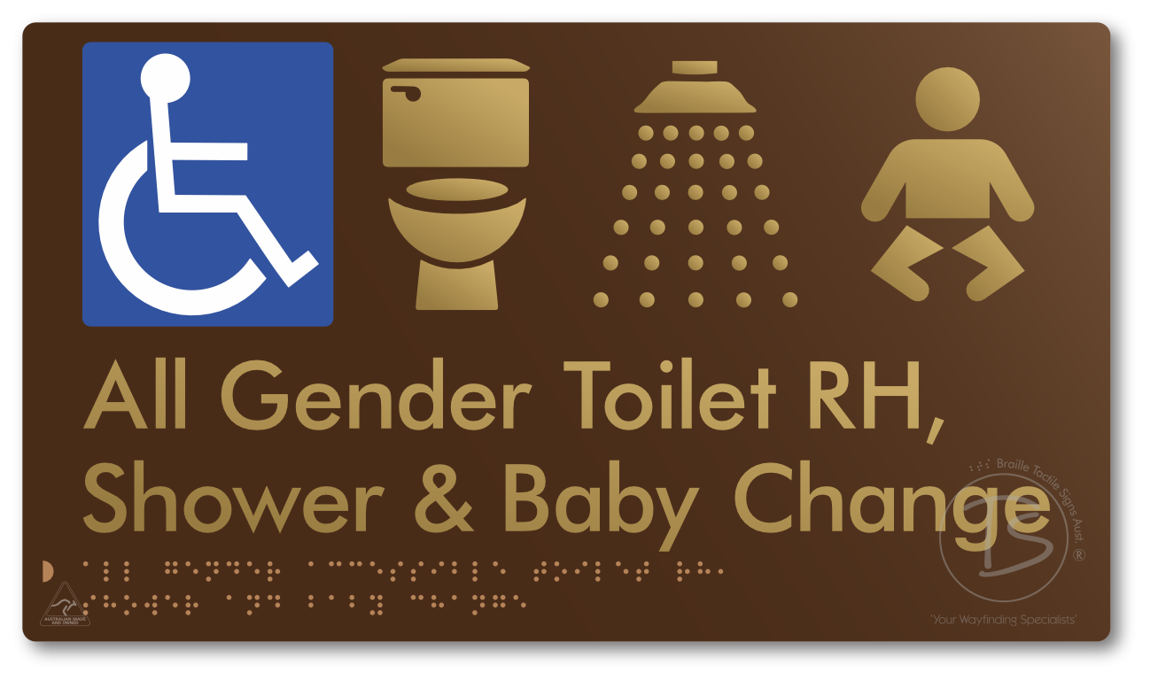 All Gender Accessible Toilet RH / Shower / Baby Change
