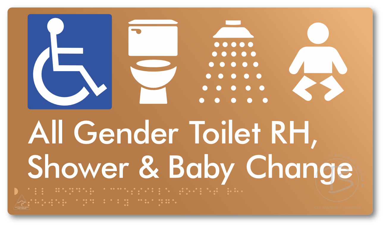 All Gender Accessible Toilet RH / Shower / Baby Change