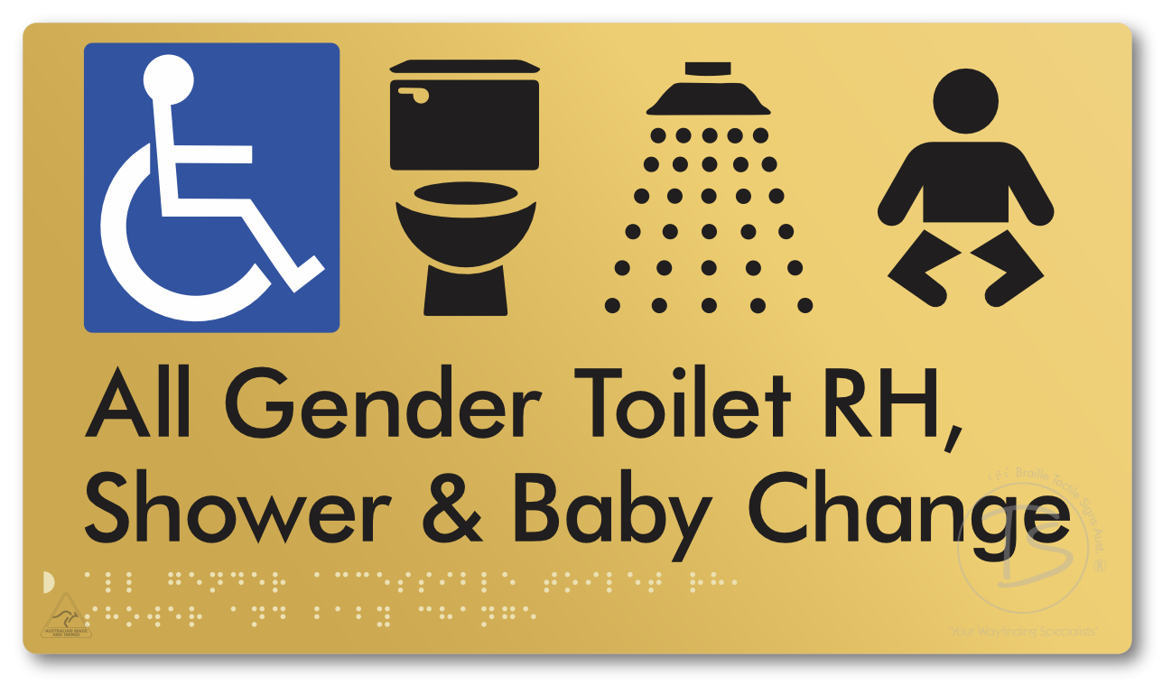 All Gender Accessible Toilet RH / Shower / Baby Change