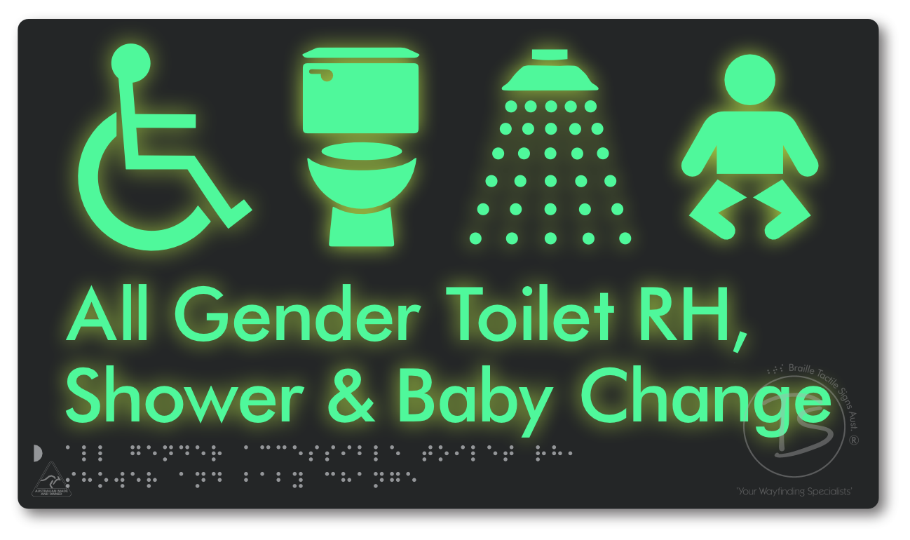 All Gender Accessible Toilet RH / Shower / Baby Change