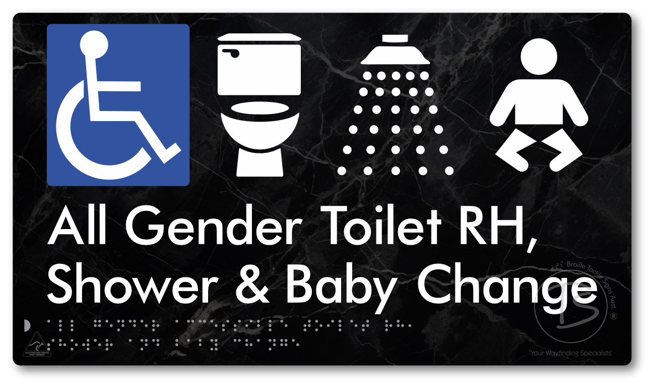 All Gender Accessible Toilet RH / Shower / Baby Change
