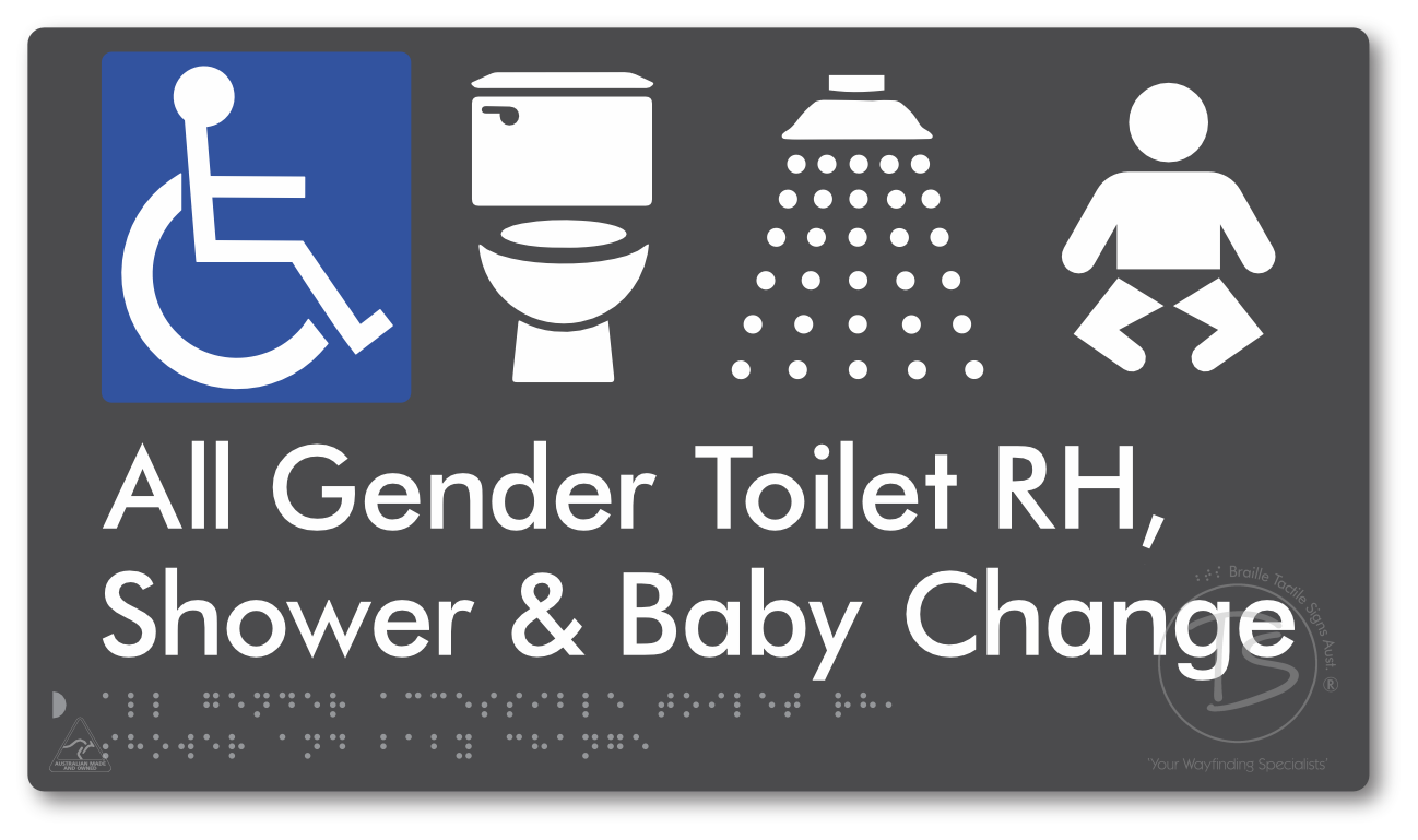All Gender Accessible Toilet RH / Shower / Baby Change