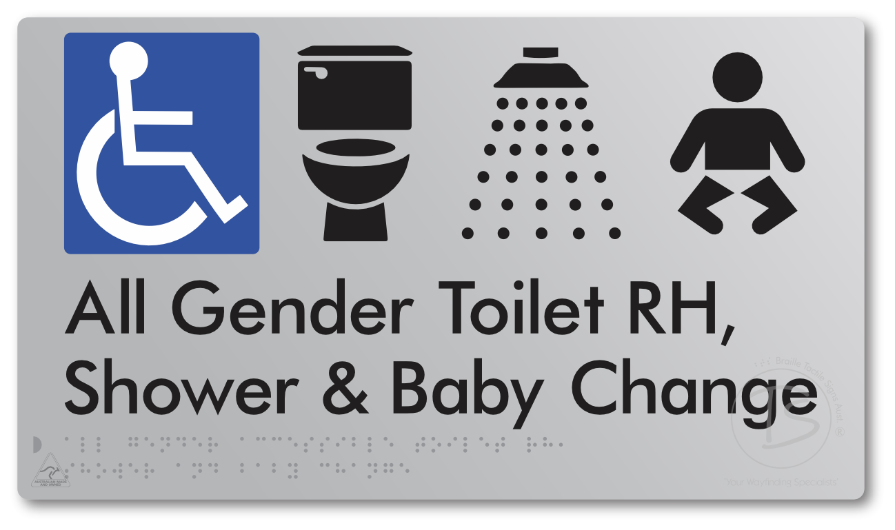 All Gender Accessible Toilet RH / Shower / Baby Change