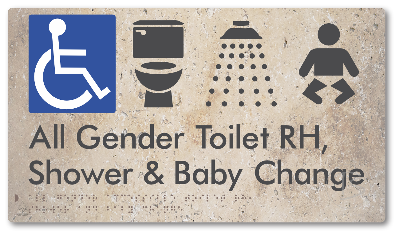 All Gender Accessible Toilet RH / Shower / Baby Change