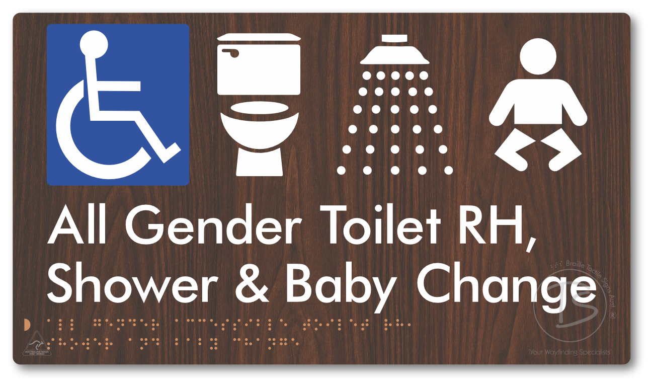 All Gender Accessible Toilet RH / Shower / Baby Change