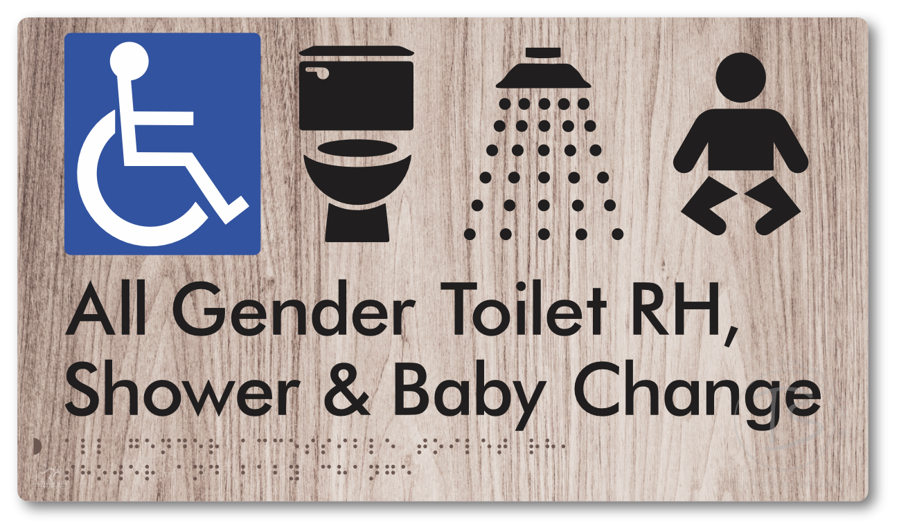 All Gender Accessible Toilet RH / Shower / Baby Change