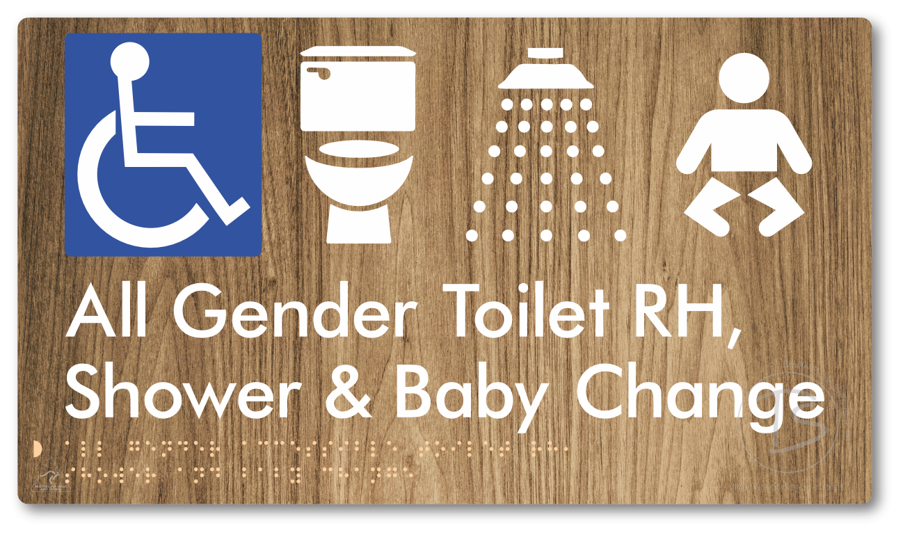 All Gender Accessible Toilet RH / Shower / Baby Change