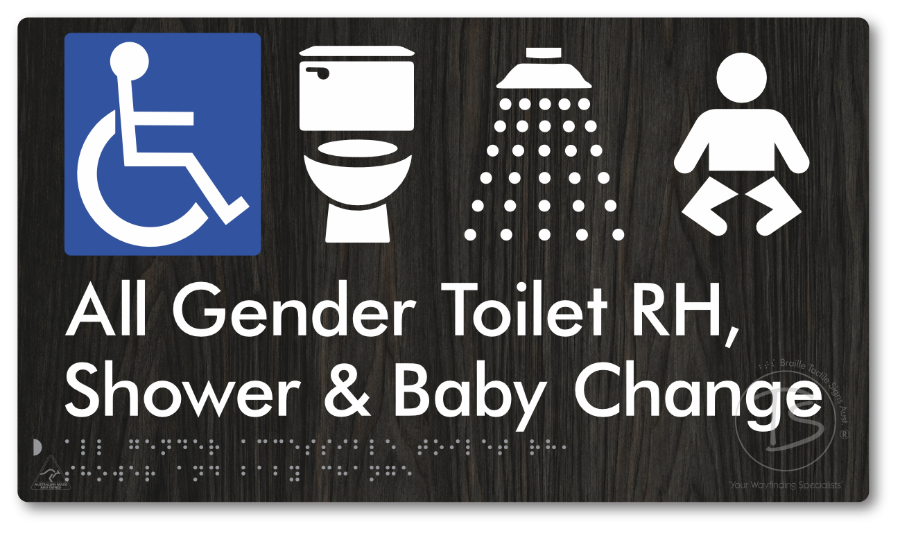 All Gender Accessible Toilet RH / Shower / Baby Change