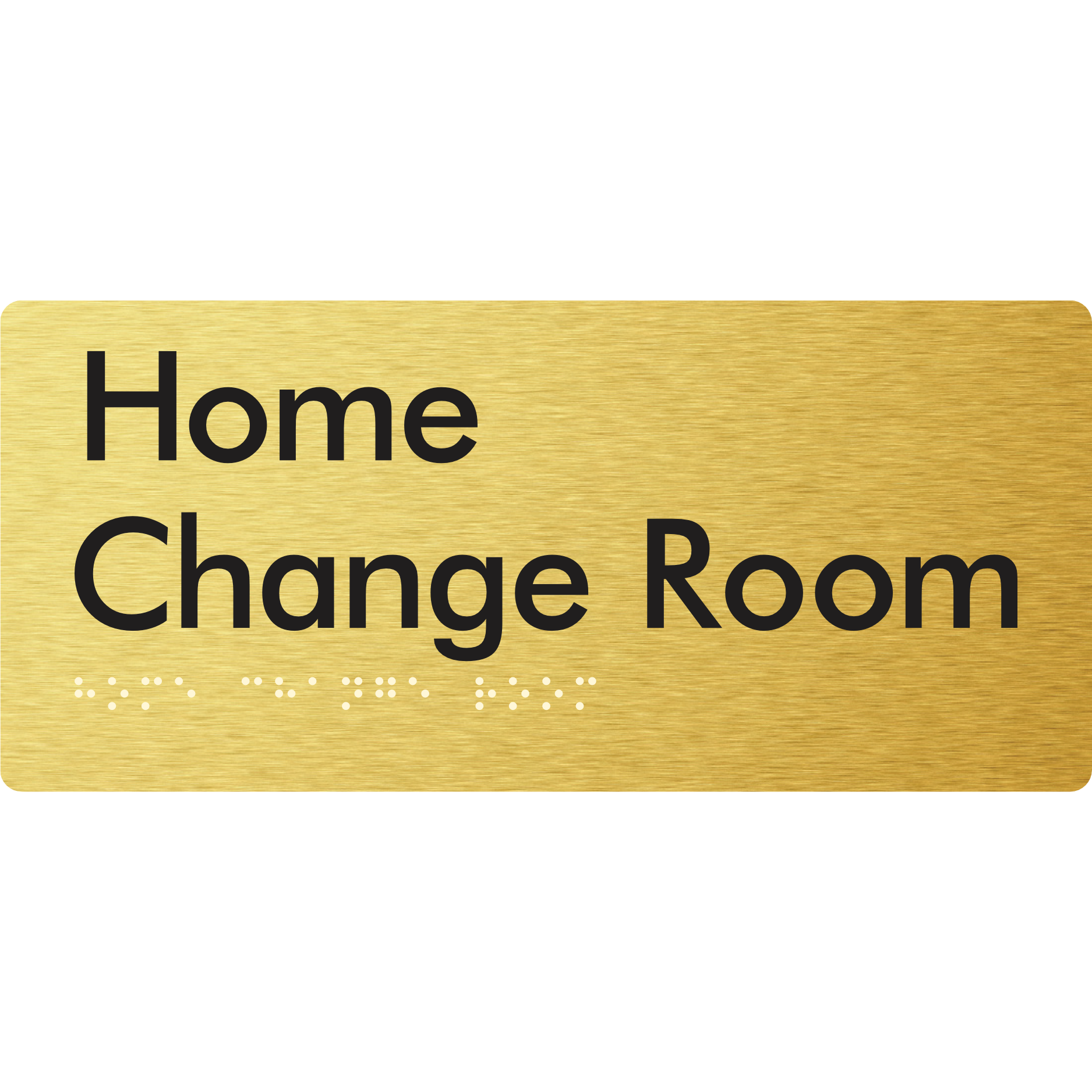 Home Change Room - Braille Tactile Signs Aust.