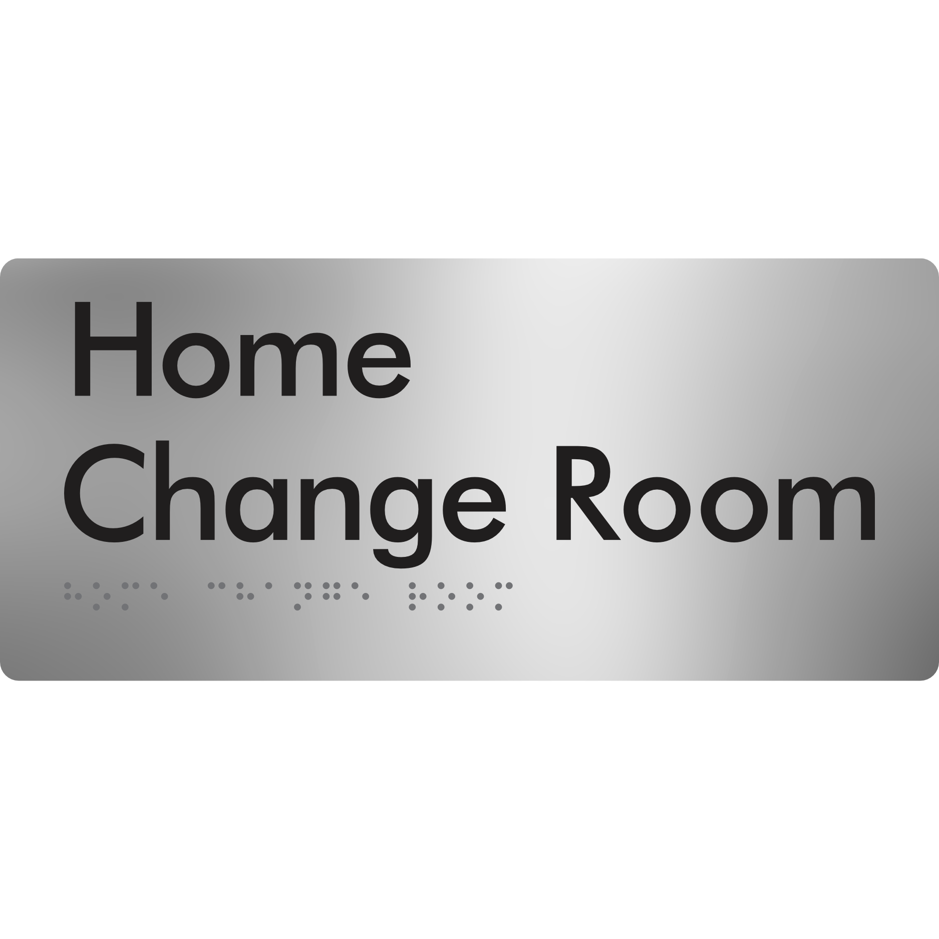 Home Change Room - Braille Tactile Signs Aust.