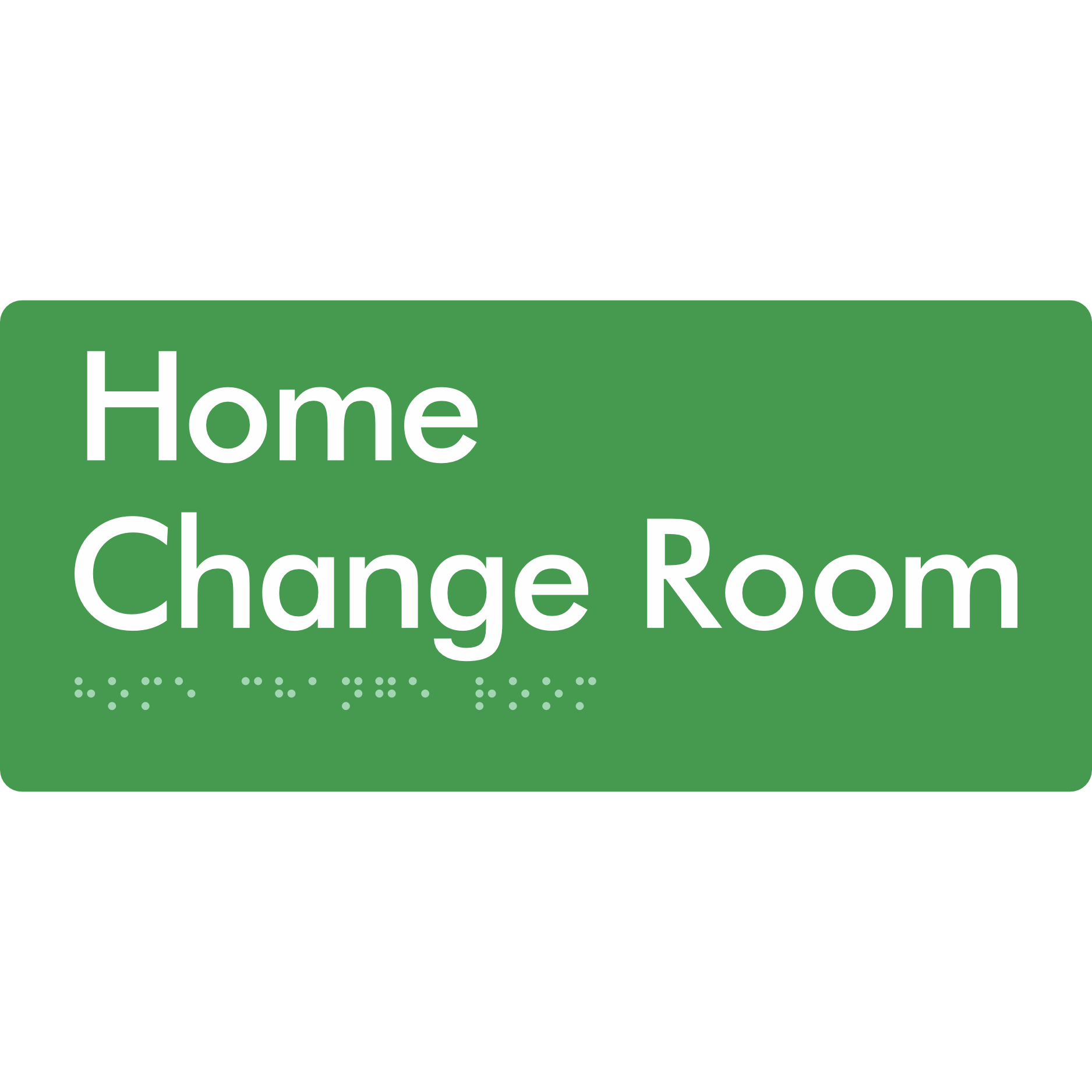 Home Change Room - Braille Tactile Signs Aust.