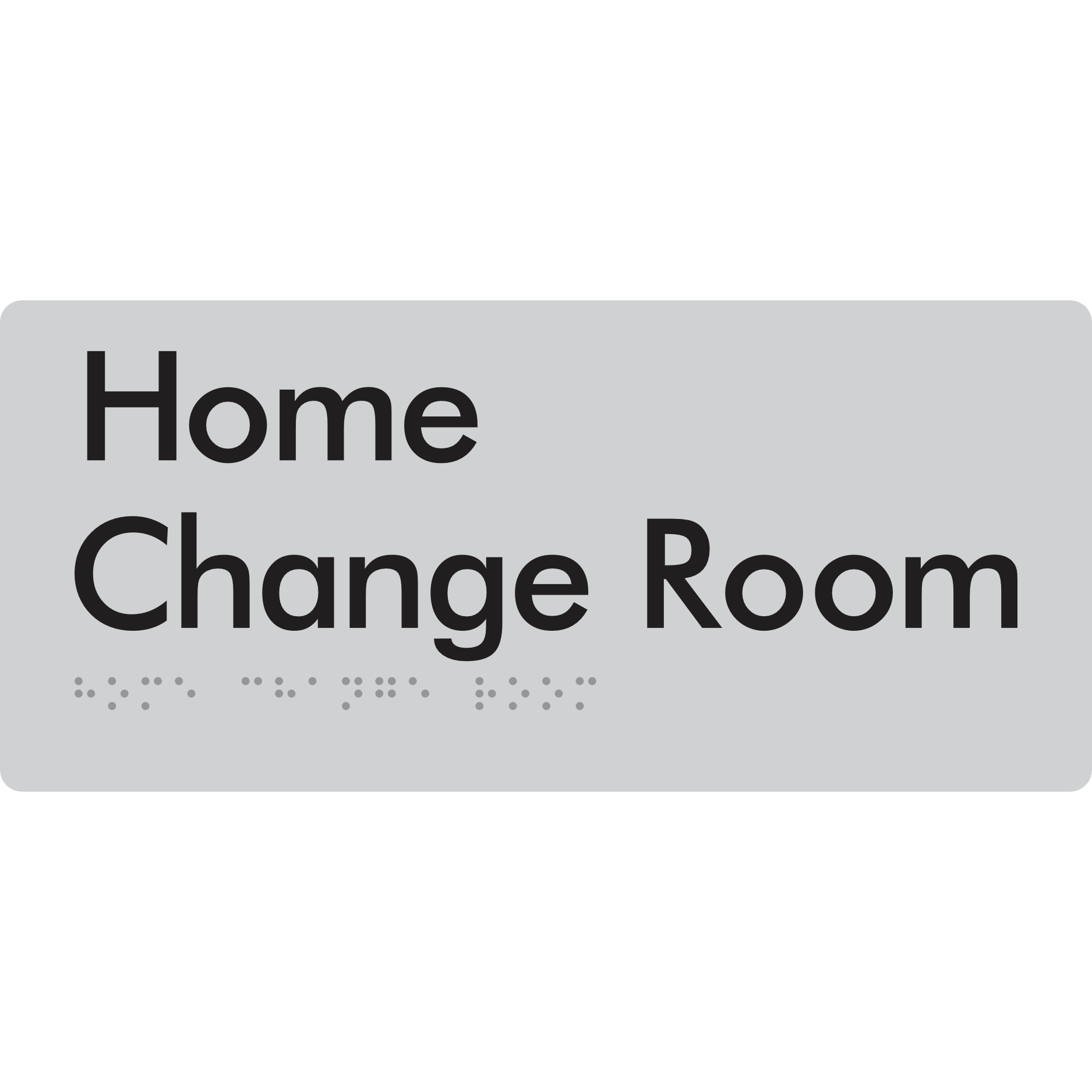 Home Change Room - Braille Tactile Signs Aust.