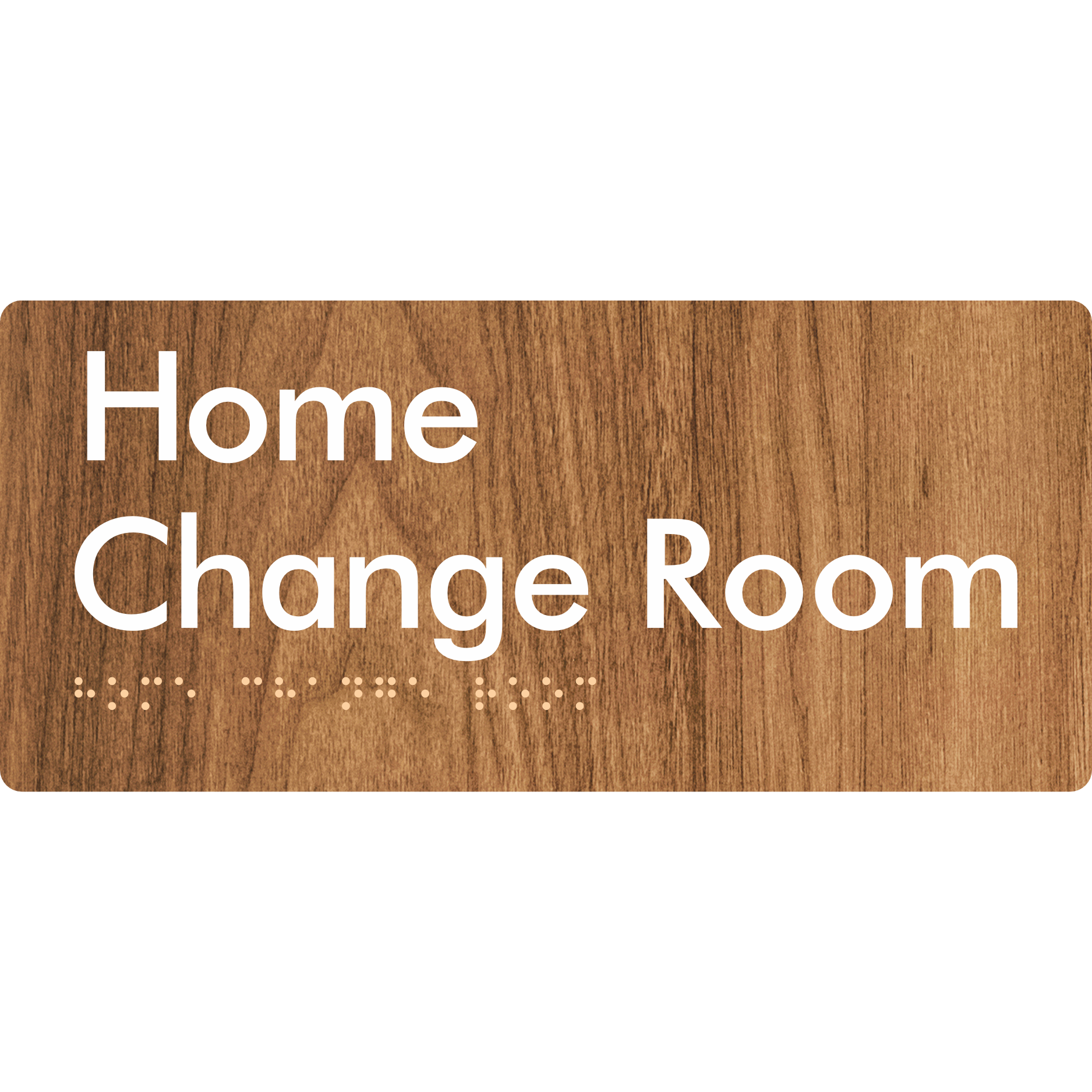 Home Change Room - Braille Tactile Signs Aust.