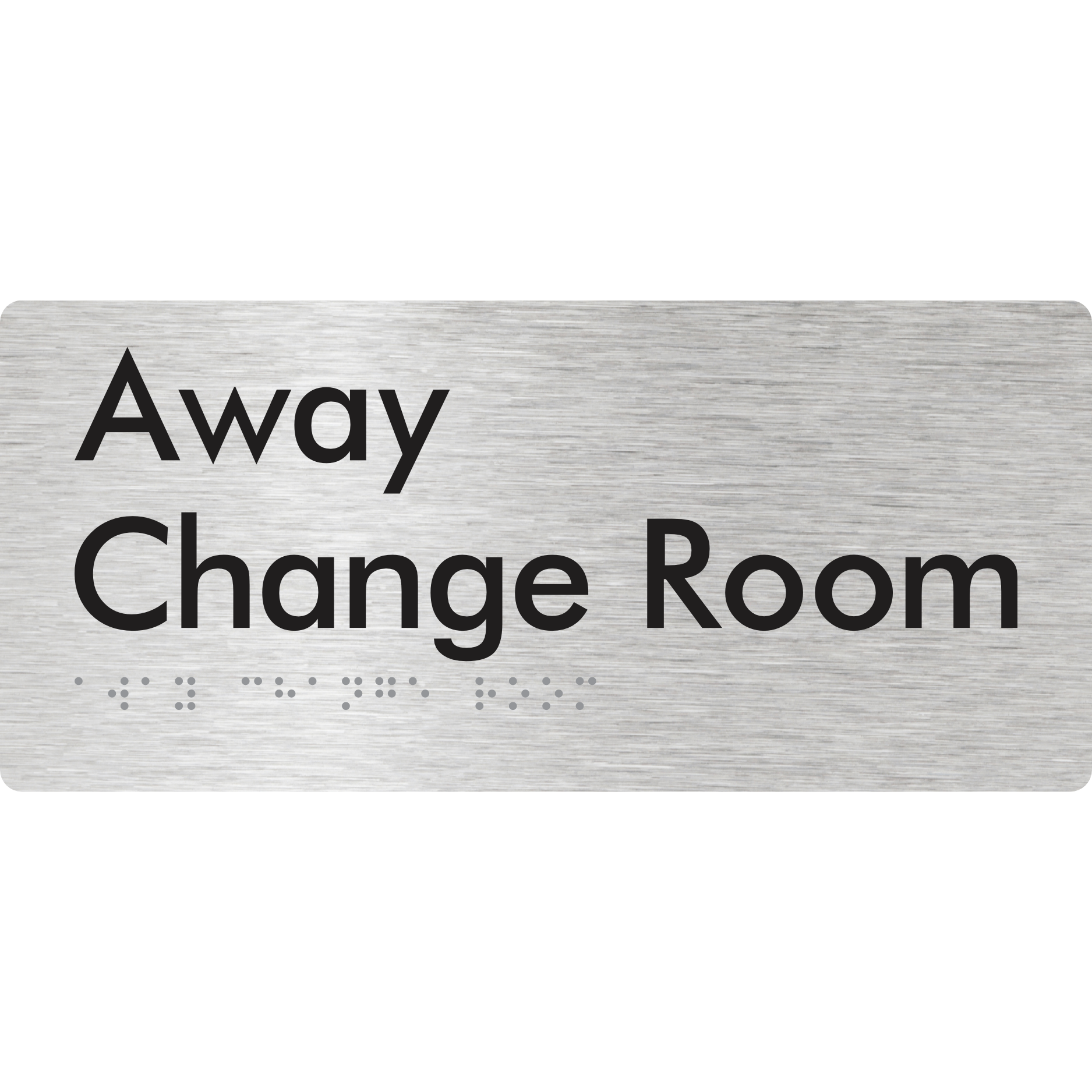 Away Change Room - Braille Tactile Signs Aust.